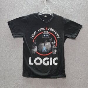 Logic Men T-Shirt Small Black 2018 The Bobby Tarantino vs Everybody Tour NF Kyle